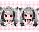 2頭身デフォルメ表情差分8種セットをお描きします もちもちかわいいちびキャラを安く沢山制作します イメージ3
