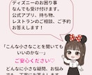 ディズニーランド・シーのお悩みを何でも受け付けます 初心者さんでも安心！小さな疑問を丁寧にお聞きして解決します イメージ2
