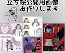 商用利用込】立ち絵公開用画像お作りします オリキャラの紹介などにもいかがですか？ イメージ1