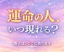 運命に人に出会う未来を占います 「やっと会えた」と思える人に出会う、恋の未来 イメージ1