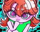 カラフルでポップなアイコン描きます カラフルで印象に残るあなただけのイラストをお描きします☆ イメージ2