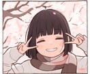 かわいいイラストお描きします 観賞用や表紙、アイコンやヘッダー、動画用など！ イメージ4