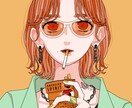 SNS用のアイコンなどにも使えるイラストを描きます おしゃれで可愛い自分だけのアイコン、イラストを探してる方へ！ イメージ7