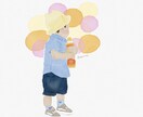 あたたかいアイコンのイラスト描きます 水彩画風のイラストで、頂いたお写真を元に作成します。 イメージ4