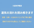 九星気学で恋愛・仕事・人生の流れを読み解きます いつ動くべきか九星気学で恋愛と仕事の最良時期を鑑定 イメージ1