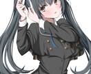 アニメ塗り風人物イラストお描きします SNSアイコン、動画用イラスト、サムネイルなど イメージ3