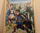 SNSアイコン・全身イラストをDQ風に作成します ✿お誕生日プレゼント、ウェディグンボードにも最適です！！✿ イメージ3