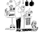 オーダーイラスト承ります ゆるくてシンプル！かわいい、おしゃれイラストかきます。 イメージ2