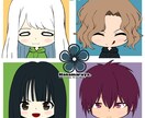 ちびキャラアイコン描きます 【先着お試し価格】配信やSNSで使える手描きSDアイコン制作 イメージ4