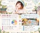 四柱推命×タロットで仕事のモヤモヤを読み解きます あなたらしい働き方と今の現在地を一緒に見つめます イメージ2