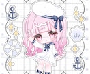 とってもキュートなマリン服の女の子描きます 夏にぴったりのマリン衣装での量産依頼です! イメージ1