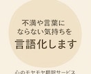 文章だけで不満を本音に翻訳します 不満や言葉にならない気持ちを、あなたの本音の言葉に翻訳します イメージ1