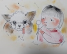 かっこいい系からかわいい系まで似顔絵描きます 水彩画かパステル画で似顔絵を描きます イメージ6