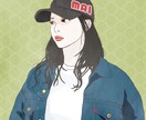 ポップでかわいい似顔絵アイコンお作りします ポップでちょっとシュール、今風なおしゃれアイコンをお探しなら イメージ2