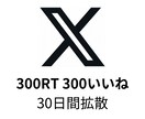 300RT300いいね以上に拡散します ３０日フォロワー・リツイートが伸びるツイッター拡散お任せ イメージ1