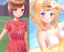 魅力的でおしゃれかわいい全身イラスト作成します 商業連載絵師が修正無制限で女の子中心に描きます イメージ5