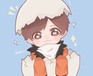 ミニキャラSNSアイコン・一枚絵を制作致します 可愛いチビ絵を得意として描いてます！！ イメージ2