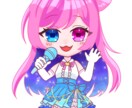 ミニキャラ（SD、デフォルメ）イラスト制作します 丁寧な対応！SNS映えキラキラ瞳！IRIAM/Vtuber イメージ5