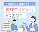 卒論の修正サポート！コメント通りの修正を支援します 一人で悩まなくて大丈夫！通る論文へ、最後の仕上げを一緒に。 イメージ1