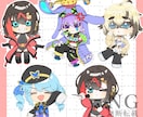 商用OK！配信者様向けのイラストを制作します 胸上イラスト/SDイラスト/一枚絵など幅広く対応！ イメージ3
