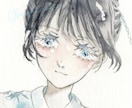 アナログ水彩イラストをお描きします 水彩ならではの透明感のある少女のイラストが得意です！ イメージ1