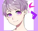 オリジナルアイコン、漫画、イラストをお描きします 病み系、可愛い、カッコいいをお描きします イメージ2