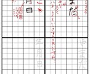 ひらがな・カタカナ・漢字の添削・お手本を作成します 習字歴20年以上！師範資格有！習字教室指導経験あります。 イメージ6