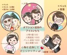 ちょっと似てる！ゆるかわ、ゆるふわアイコン描きます 貴方だけの表情豊かなチビキャラがSNSで大活躍間違いなし‼️ イメージ3