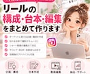 リールの構成・台本・編集をまとめて作ります 最初の3秒で引きつける短い動画を元看護師が作ります イメージ1