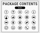 すぐに使える！シンプルな丸枠アイコン集を販売します PowerPoint・Canva・資料などに使えるアイコン◎ イメージ2