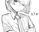 モノクロイラスト描きます アイコン・ポストカードに最適！！ イメージ6
