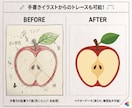 イラストや画像を即日ベクターデータ化トレースします ロゴや画像のパス化を短時間で即納品します イメージ3