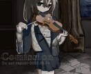 厚塗りで一枚絵描きます 二次利用/商用利用可！暗い絵が得意です！ イメージ4