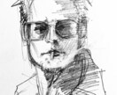 アナログ画であなた好みの作品を仕上げます 白黒作品に興味ある方、似顔絵など イメージ6