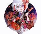 アイコン制作・ミニキャライラストお描きします 可愛い女の子・和風で儚いイラストetc... イメージ5
