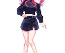ご希望に合わせたイラストお描きします アイコン、1枚絵、サムネから立ち絵まで使用用途合わせます！ イメージ2