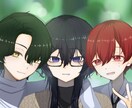 バストアップキャライラスト描きます あなたのキャラを幼かわいい絵柄で イメージ1