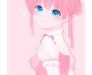 透明感・ふんわり系のアイコンやヘッダーを描きます 商用利用OKアイコン・YouTube・VTuber風にも対応 イメージ2