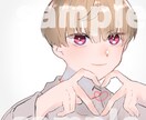 お好みのイラストお描きします 綺麗な目を好んでおりますラフ修正何回でも無料です！ イメージ3