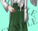 オリジナルキャラクターの立ち絵イラスト制作します 創作・IRIAM活動向けの立ち絵制作を承ります イメージ3
