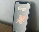 スマホのロック画面＆ホーム画面 描きます オリジナルキャラでスマホの壁画を描きます イメージ6