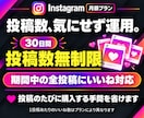 インスタいいね【月額】30日無制限で全て増やします 投稿するだけでいいね増加｜毎回の連絡不要｜宣伝・自動対応 イメージ4