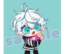 イラスト、SNSアイコン等を制作します 様々な用途で使用できるポップで可愛らしいデフォルメイラスト イメージ3