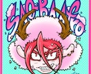 オリジナル48×48ミリシール作成承ります オリジナル48ミリシール(自作シール/裏書きあり)作成 イメージ5