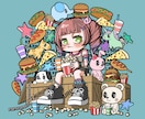 アイコン、サムネ、立ち絵等、様々なイラスト描きます SNS、Vtuberさん、ヘッダー、動画・配信、各種活動用◎ イメージ1