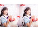 人物写真を自然により美しく加工します 【2点1000円】コスプレ写真、記念写真などを自然に加工⭐︎ イメージ1