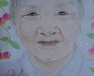 色鉛筆でふんわりしたタッチの似顔絵を描きます ご家族やお友達へのプレゼント等にどうぞ☆ イメージ3
