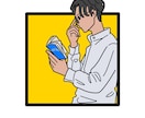 AIっぽくない手描きアイコン作成します 親しみやすく印象に残るSNSアイコンを制作します イメージ3