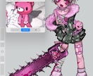 個性的な厚塗りイラストを作成します 厚塗りならではの質感でキャラクターの魅力をさらに引き出します イメージ1