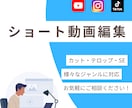ショート動画編集いたします いつでも対応可能！まずは気軽にご相談ください！ イメージ1